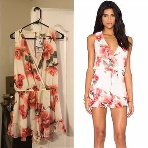 Show Me Your Mumu RiRi Romper in Romuntic Rose